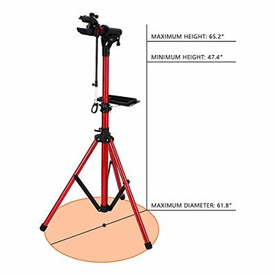 UNISKY Bike Repair Stand for Maintenance Height Adjustable Rack with Quick  Release Bicycle Mechanics Maintenance Workstand