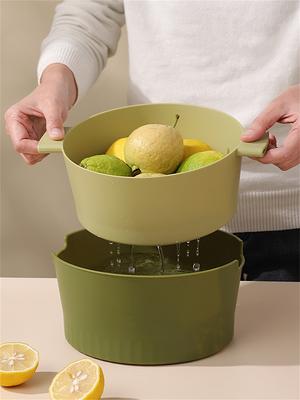 LiteViso 2pcs Large Fruit Basket Onion Storage Wire Baskets with