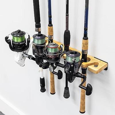 Fishing Rod Storage Rack, Holds Fishing Rods and Reels