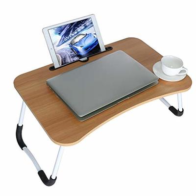  LOHISHILO Mobile Stand Up Desk Adjustable Laptop Desk