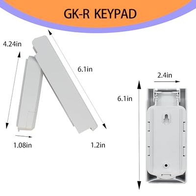 5 GK-R Garage Door Opener Wireless Keypad, Compatible with All Genie  Intellicode Openers and Overhead Garage Door Openers, Replace 37332R,  GK-BX