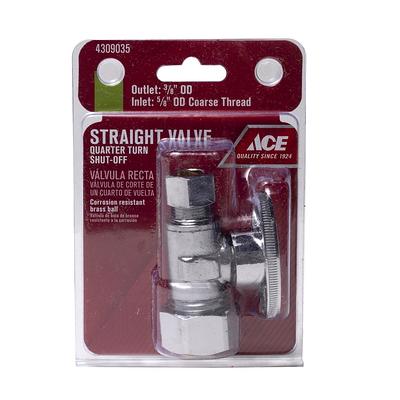 Ace 3/8 in. FPT in. X 3/8 in. D Compression Brass Straight Connector -  Yahoo Shopping