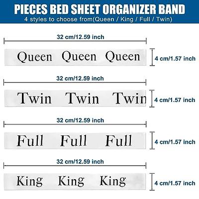  RUBBER HUGGER Bed Sheets Holder Band, Queen Size