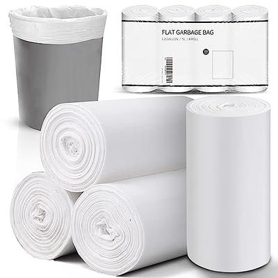 1.2 Gallon Small Trash Bags Garbage Bags, AYOTEE Mini Compostable Strong  Bathroom Wastebasket Can Liners trash Bags for Home Office Kitchen fit 5  Liter 5L,1 Gal,Green