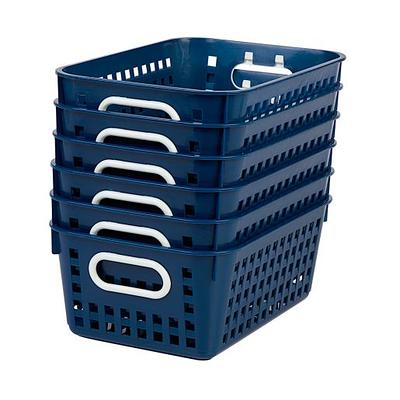 Get Neat with Lisa 2-Pack Small Plastic Bins - Black