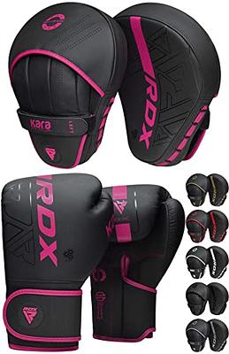 RDX Boxing Pads and Gloves Set, Maya Hide Leather Kara Hook and