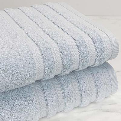 Purely Organic Bliss 100% Organic Cotton Bath Towel (White, 2)