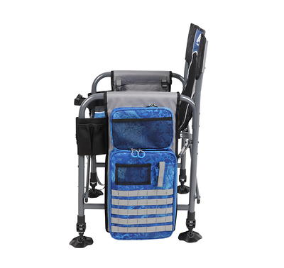 Ozark Trail Camping Director Fishing Chair Blue Adult Yahoo