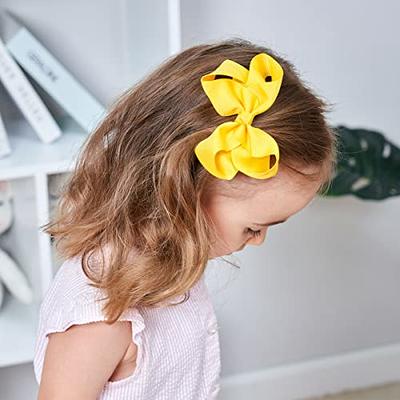 2Pcs Long Ribbon Hair Bows for Girls Hair Clip Silk Hair Bow Ribbon Hair  Accessories for Baby Toddlers Infant Teens Kids (Black) - Yahoo Shopping