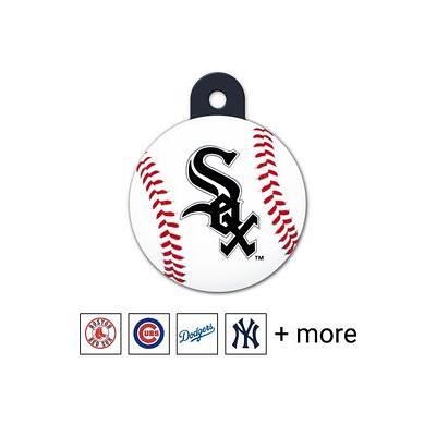 Quick-Tag Cleveland Indians MLB Personalized Engraved Pet ID Tag