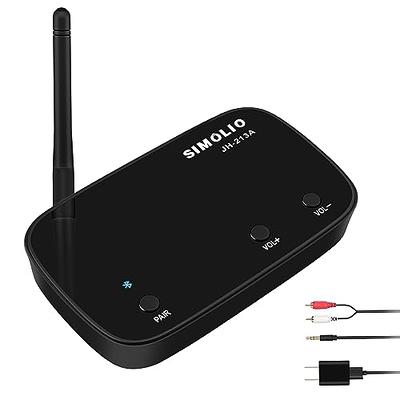 1Mii B03 Bluetooth 5.3 Transmitter Receiver for TV Home Stereo BT  Headphones, aptX Low Latency & HD Bluetooth Audio Adapter, Splitter for  Wired 