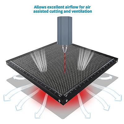 500 * 500mm Honeycomb Laser Bed Honeycomb Working Table Laser Honeycomb for  CO2 or Laser Engraver Cutting Machine with Aluminum Plate（Available Sizes