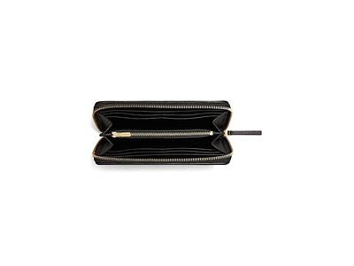 Tory Burch Kira Chevron Zip Continental Wallet (Black) Handbags - Yahoo  Shopping