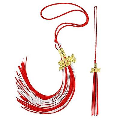 2024 Tassel Graduation 2 Pcs, 24 Tassel Graduation, Red and White