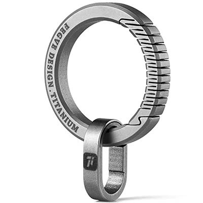 Stainless Steel Mini Quick Released Split Keychain Key Ring Clasps