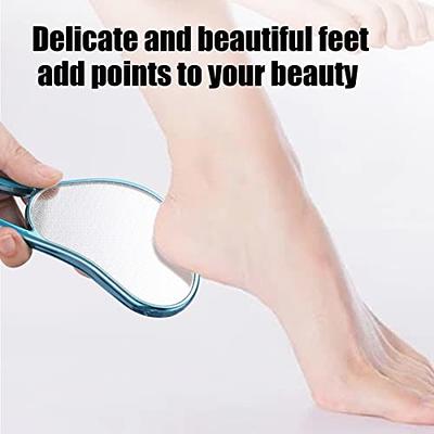Glass Foot File for Dead Skin - Foot Callus Remover with Glass