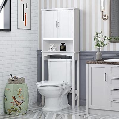 Toilet Space Saver Bathroom Organizer Storage Shelf with Drawers