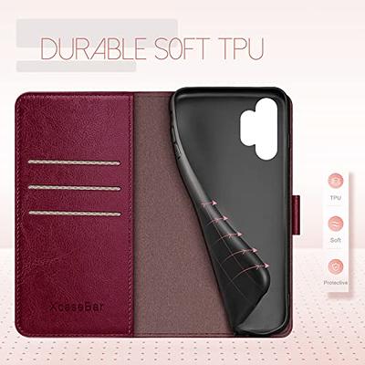 SUANPOT for Samsung Galaxy S22 with RFID Blocking Leather Wallet Case Credit Card Holder,Flip Folio Book Phone Case Shockproof Cover Women Men for