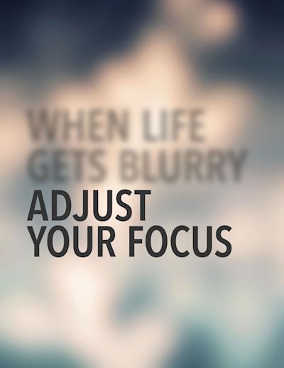 When Life Gets Blurry Adjust Your Vision Blurred Spiritual Eyesight