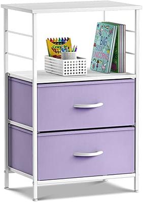 Sorbus Kids Dresser with 12 Drawers and 2 Drawer Nightstand Bundle