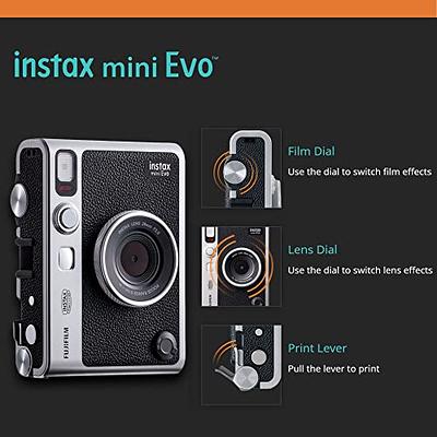 Fujifilm Instax Mini LiPlay Hybrid Instant Camera (Stone White)+ Film 20 +  Case 