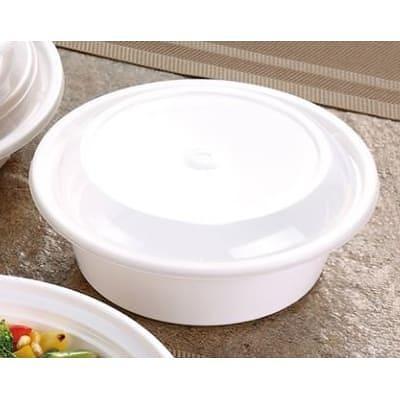 Yanco DP-2032WT 32 oz Rectangular Disposable Container w/ Lid - Plastic,  White