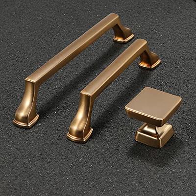 COTYKILEY 10 Pack 3.75Inch(96mm) Champagne Bronze Kitchen Cabinet Handles  Brushed Brass Cabinet Pulls Cabinet Door Handles Gold Kitchen Cabinet  Hardware Cupboard Drawer Pulls Dresser Handles - Yahoo Shopping