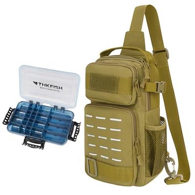 XINZY Fishing Tackle Bag Backpack Fishing Lures Bait Box Storage Bag :  : Sports & Outdoors