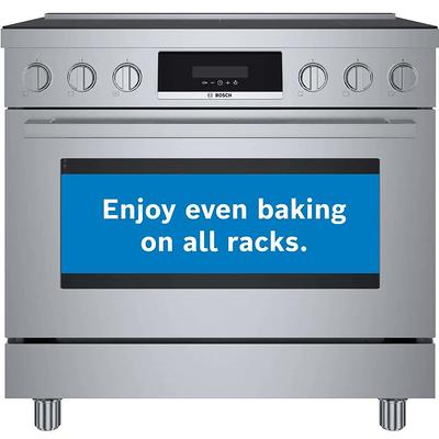 30 Inch Stainless Steel Induction Range with Convection Oven