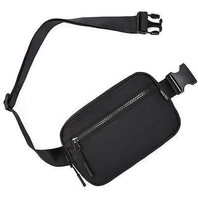  Telena Belt Bag for Women Fanny Pack Cross Body Bag Fashion  Waist Pack with Adjustable Strap Black