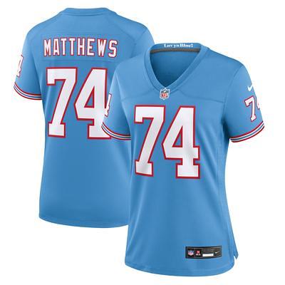 Men's Tennessee Titans Nike Light Blue Alternate Custom Game Jersey