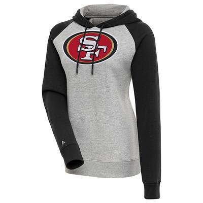 Men's Fanatics Branded Heathered Gray San Francisco 49ers Fade Out Pullover  Hoodie