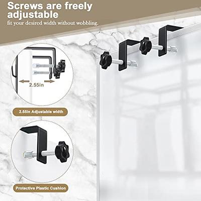 melos Over The Door Shower Caddy, 4 Tier 29inch Height Adjustable over the door  shower organizer Hanging Bathroom Shelf with Soap Holder, No Drilling,  Black - Yahoo Shopping