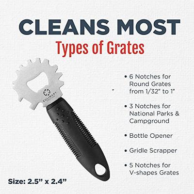 Grill Rescue BBQ Replaceable Scraper Cleaning Head, Bristle Free - Durable  and Unique Scraper Tools for Cast Iron or Stainless-Steel Grates, Barbecue  Cleaner (Replaceable Grill Grate Scraper Head) - Yahoo Shopping