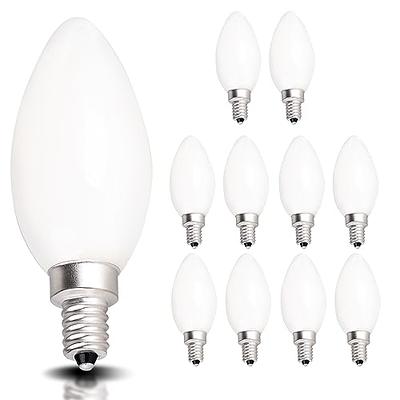 OMAYKEY 6W Dimmable LED Candelabra Bulbs 60W Equivalent 600 Lumens ...