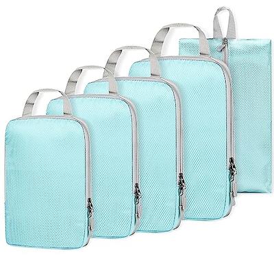 YYDSLEE Compression Packing Cubes for Travel Carry on Suitcase Organizer  Bags 7set Expandable Travel bags Organizer for Luggage Compression Bags  Travel Essentials + Shoe Bag, Laundry Bag(Lake Blue) - Yahoo Shopping