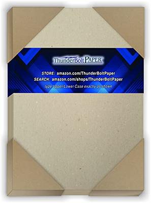 50-Point Heavy Weight Chipboard Sheets, 8.5 X 11 Inches, US-made, (100  sheets)