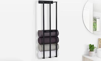 Dyiom Iron Shower Caddy Bathroom Shelf with Hooks, Shower Basket