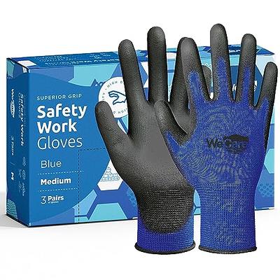 toolant Work Gloves for Men 12 Pairs, Nitrile Work Gloves with Grip,  Touchscreen Gloves for Warehouse, Mechanic, Construction, Gardening,  Woodworking, Oil Resistant, Machine Washable (Blue & Red, L) - Yahoo  Shopping