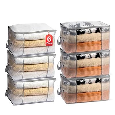 Storage Bags, Portable Non-Woven Zipper Storage Bag Clothes Storage Bins  Foldable Closet Organizer Storage Containers with Durable Carry Handles,  Wardrobe Sorting Storage Box - Yahoo Shopping