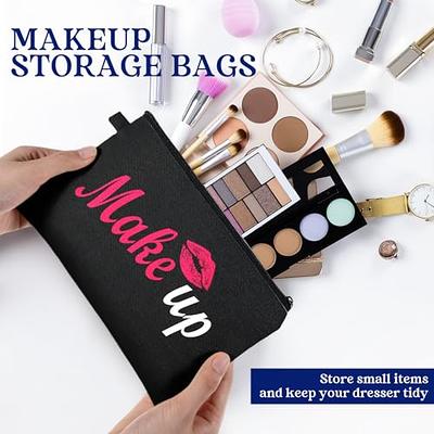 Diy Craft Bag Canvas Pencil Case Blank Makeup Bags Canvas - Temu