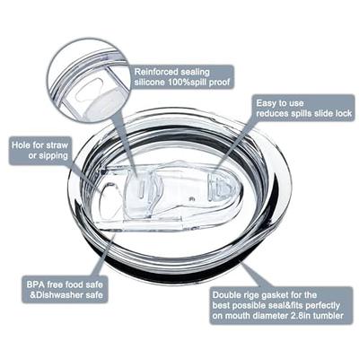 2 Pcs Compatible for YETI lids 20 oz replacement lid Tumbler Lid +