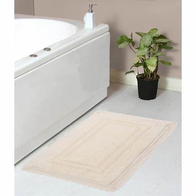 Solid Off-White Bath Mat