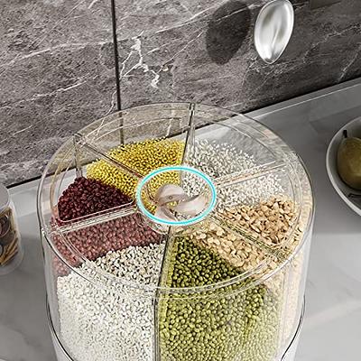 Wall-Mounted Dry Food Dispenser 6-Grid Cereal Dispensers Food Storage  Container - China Clear Food Container and Food Saver price