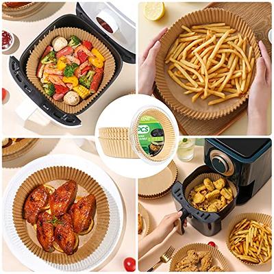 Air Fryer Disposable Paper Liner Non-Stick Parchment Liners Pan Pad Baking  Mat Filter For AirFryer Microwave Oven Oil-proof Tray