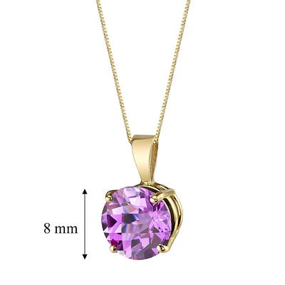 Diamond Heart Pendant 18 Necklace (1/2 ct. t.w.) in 10k White, Yellow or  Rose Gold.