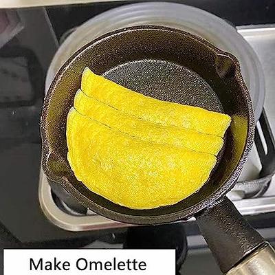 Mini Non Stick Fry Pan, Mini Pan for One Egg with Heat Resistant Handle,  Portable Camping Cooking Omelet Pan, Fast Breakfast Pan for Gas Stove