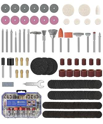 Rotary Tool Accessories Kit, NEU MASTER 381Pcs Accessory Set, Carving  Polishing Drilling Kits,1/8(3.2mm) Diameter Shanks Universal Fitment for Easy  Cutting, Sanding, Grinding,Sharpening and Engraving - Yahoo Shopping