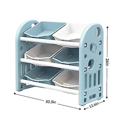 plastic storage rack children kids toy