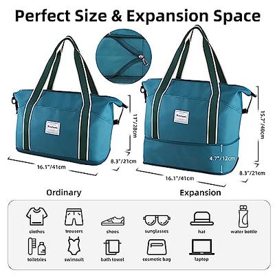 Lekesky Travel Duffel Bag 60L Duffle Bag Foldable